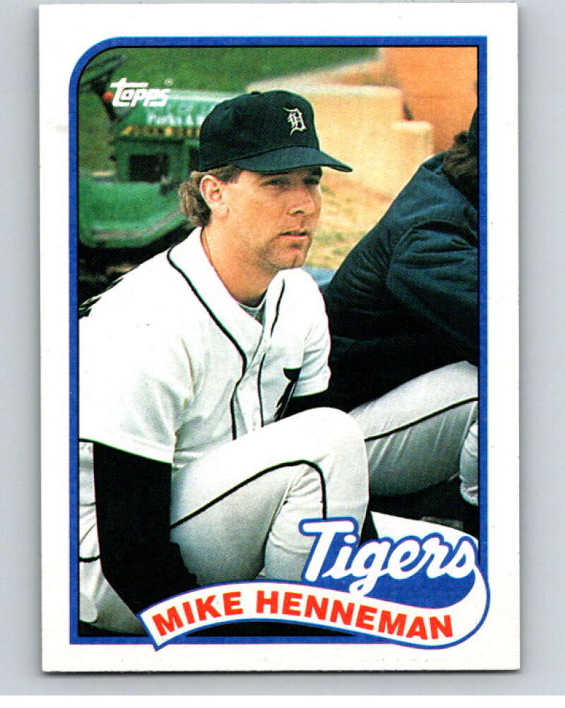 1989 Topps Baseball #365 Mike Henneman Detroit Tigers Image 1