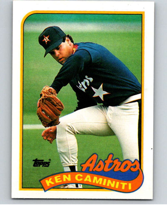1989 Topps Baseball #369 Ken Caminiti  Houston Astros  Image 1