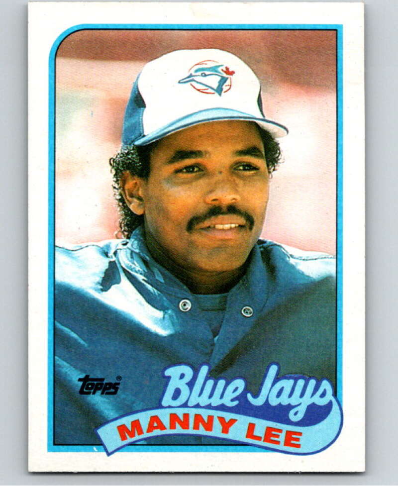 1989 Topps Baseball #371 Manuel Lee Toronto Blue Jays Image 1