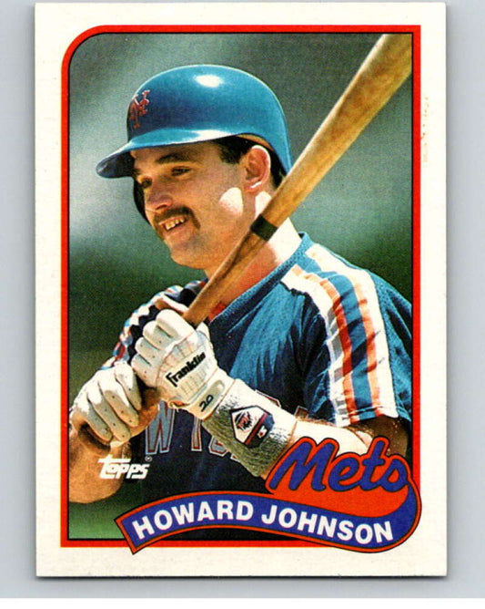 1989 Topps Baseball #383 Howard Johnson  New York Mets  Image 1
