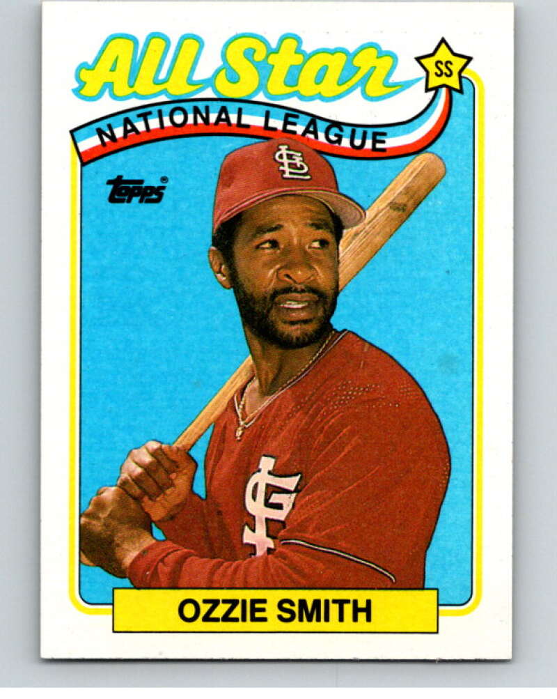 1989 Topps Baseball #389 Ozzie Smith AS St. Louis Cardinals Image 1