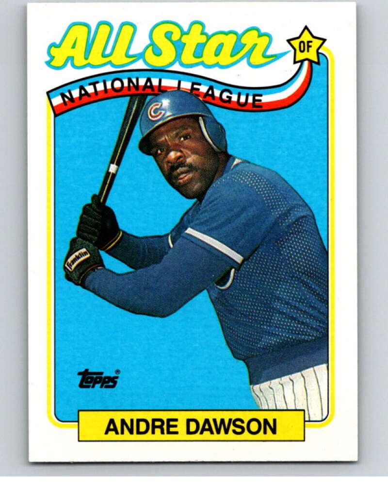 1989 Topps Baseball #391 Andre Dawson AS Chicago Cubs Image 1