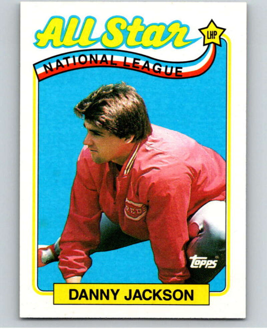 1989 Topps Baseball #395 Danny Jackson AS  Cincinnati Reds  Image 1