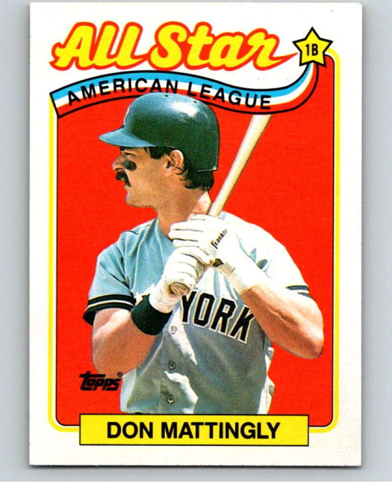 1989 Topps Baseball #397 Don Mattingly AS New York Yankees Image 1