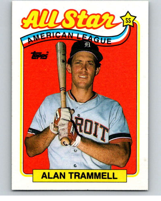 1989 Topps Baseball #400 Alan Trammell AS  Detroit Tigers  Image 1