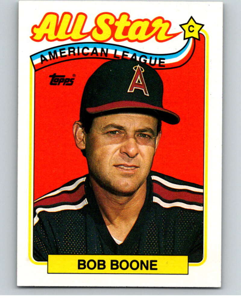 1989 Topps Baseball #404 Bob Boone AS California Angels Image 1