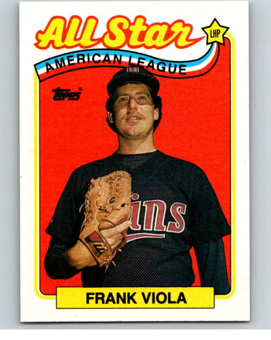 1989 Topps Baseball #406 Frank Viola AS  Minnesota Twins  Image 1