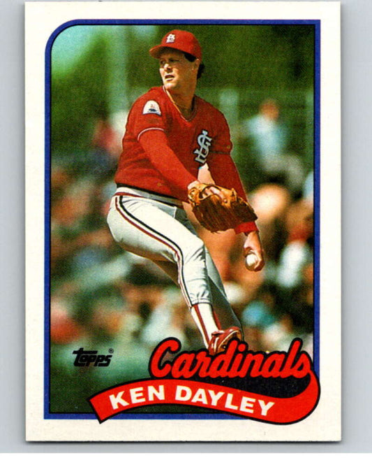 1989 Topps Baseball #409 Ken Dayley  St. Louis Cardinals  Image 1