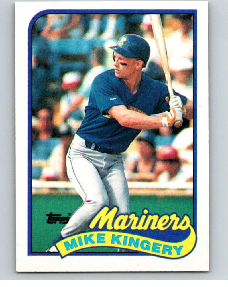 1989 Topps Baseball #413 Mike Kingery Seattle Mariners Image 1