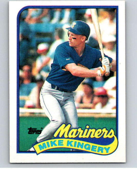 1989 Topps Baseball #413 Mike Kingery  Seattle Mariners  Image 1