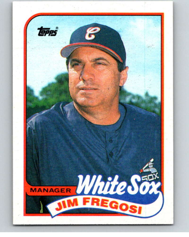 1989 Topps Baseball #414 Jim Fregosi MG Chicago White Sox Image 1