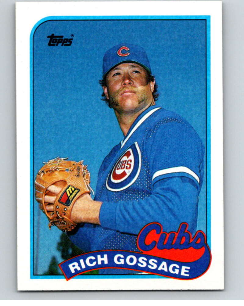 1989 Topps Baseball #415 Rich Gossage Chicago Cubs Image 1