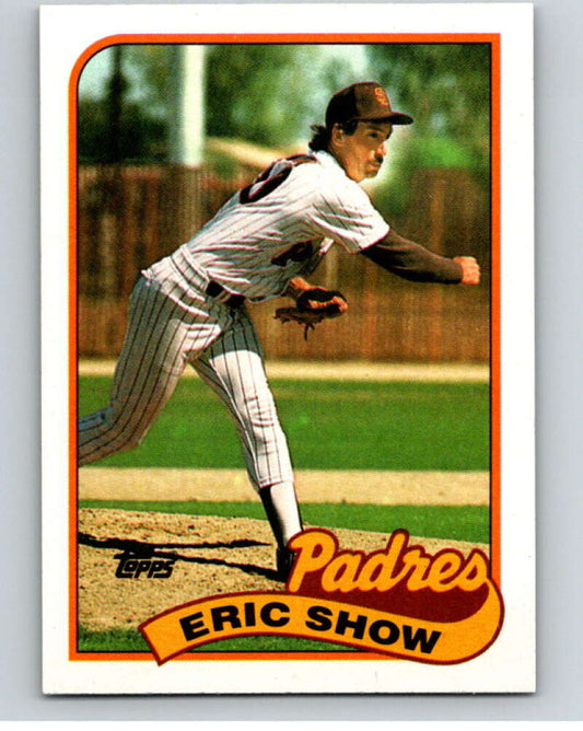 1989 Topps Baseball #427 Eric Show  San Diego Padres  Image 1