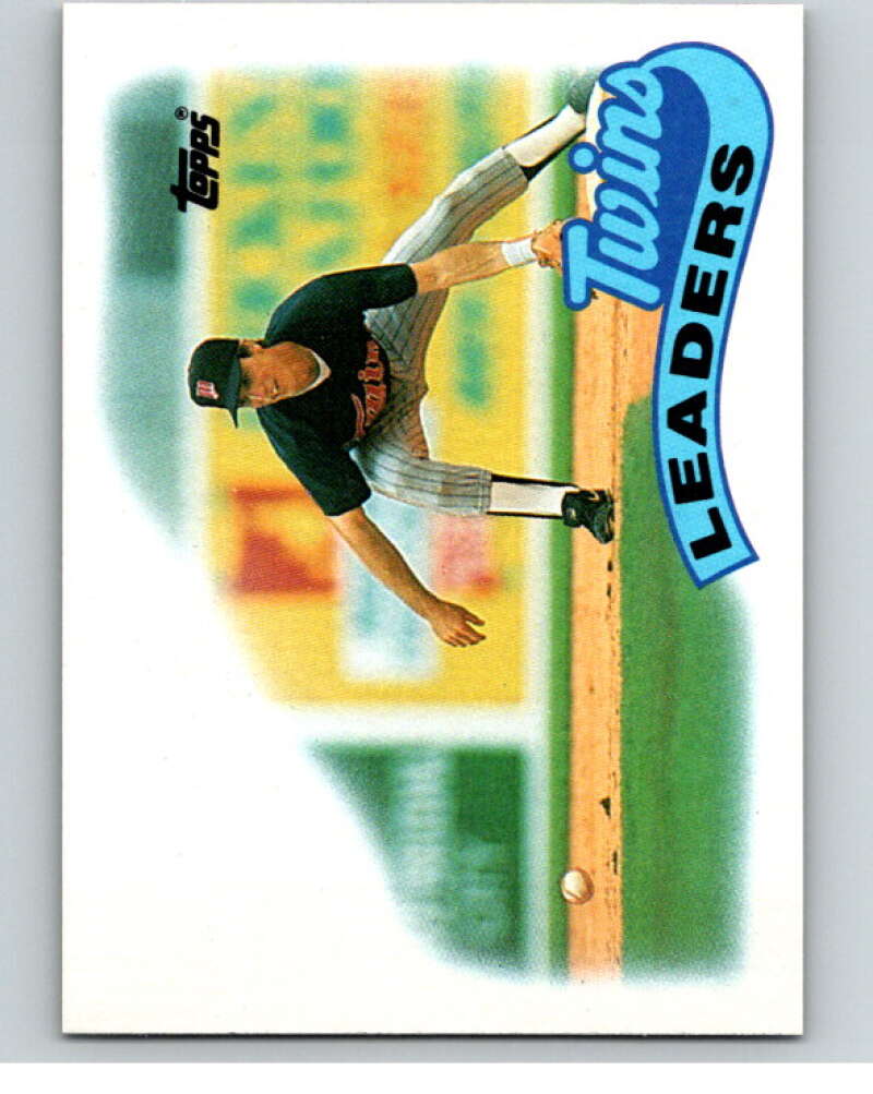 1989 Topps Baseball #429 Greg Gagne Minnesota Twins TL Minnesota Twins Image 1