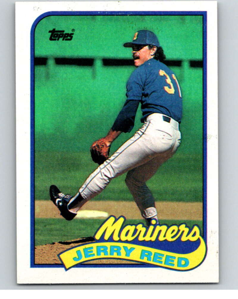 1989 Topps Baseball #441 Jerry Reed Seattle Mariners Image 1