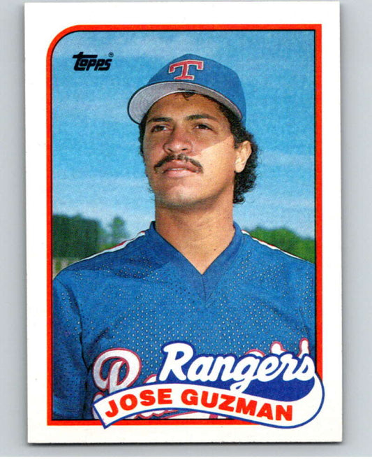 1989 Topps Baseball #462 Jose Guzman  Texas Rangers  Image 1