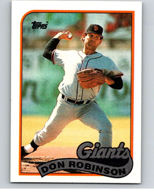 1989 Topps Baseball #473 Don Robinson  San Francisco Giants  Image 1