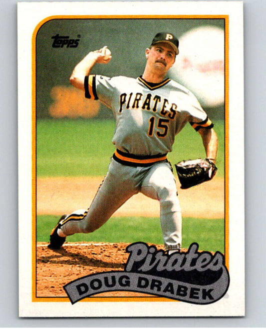 1989 Topps Baseball #478 Doug Drabek  Pittsburgh Pirates  Image 1