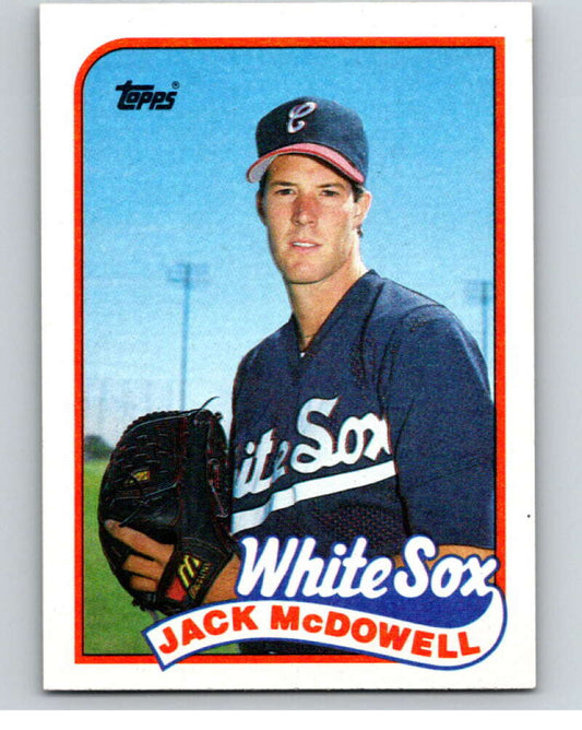 1989 Topps Baseball #486 Jack McDowell  Chicago White Sox  Image 1