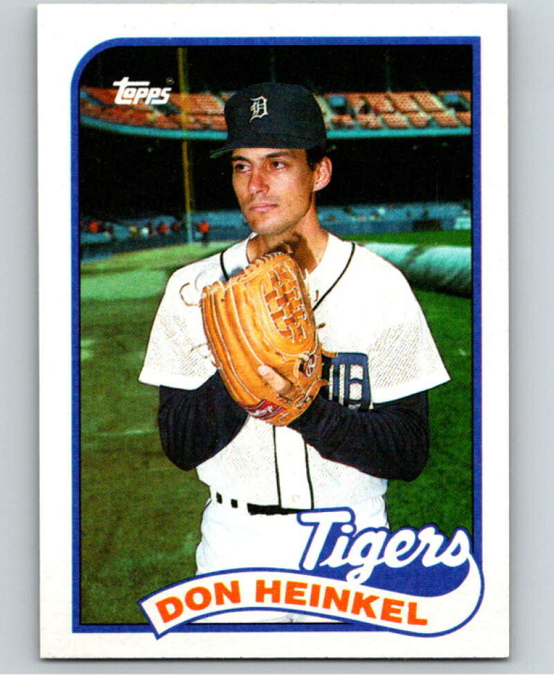 1989 Topps Baseball #499 Don Heinkel Detroit Tigers Image 1