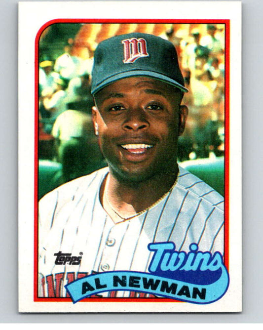 1989 Topps Baseball #503 Al Newman  Minnesota Twins  Image 1