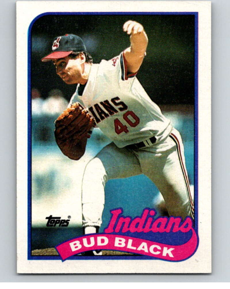 1989 Topps Baseball #509 Bud Black Cleveland Indians Image 1