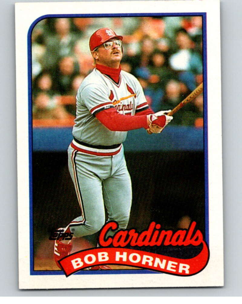 1989 Topps Baseball #510 Bob Horner St. Louis Cardinals Image 1