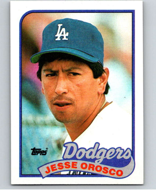 1989 Topps Baseball #513 Jesse Orosco  Los Angeles Dodgers  Image 1
