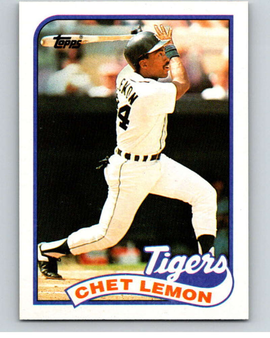 1989 Topps Baseball #514 Chet Lemon  Detroit Tigers  Image 1