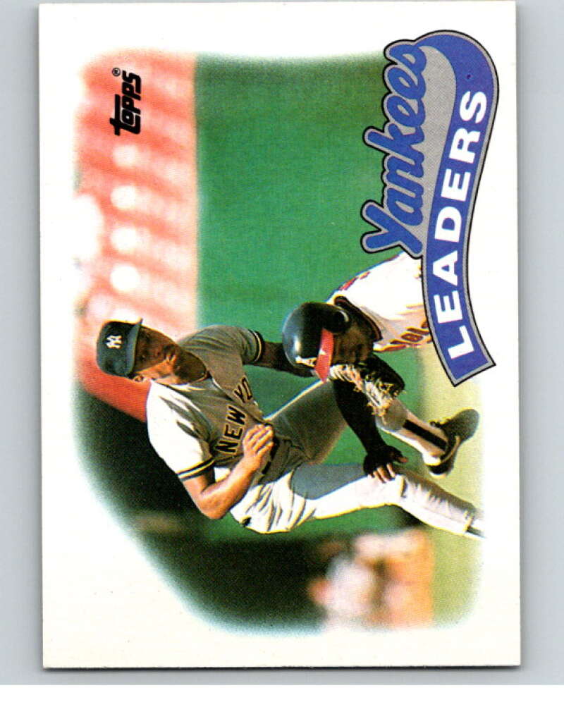 1989 Topps Baseball #519 Willie Randolph New York Yankees TL New York Yankees Image 1