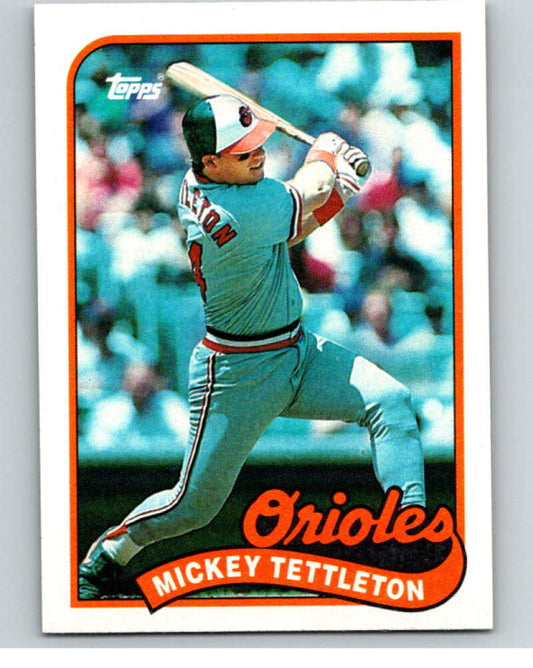 1989 Topps Baseball #521 Mickey Tettleton  Baltimore Orioles  Image 1