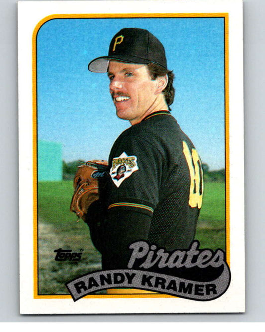 1989 Topps Baseball #522 Randy Kramer  RC Rookie Pittsburgh Pirates  Image 1