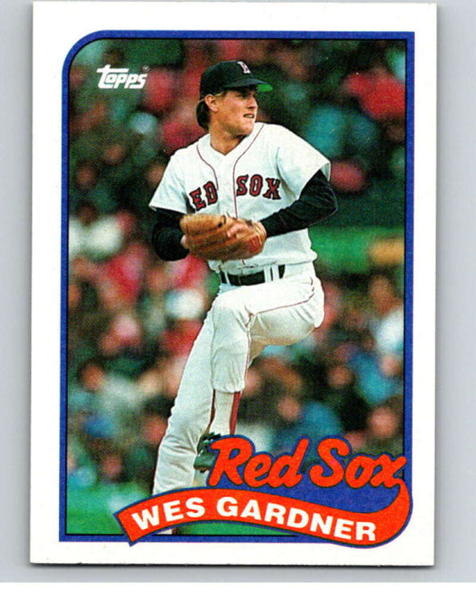 1989 Topps Baseball #526 Wes Gardner  Boston Red Sox  Image 1