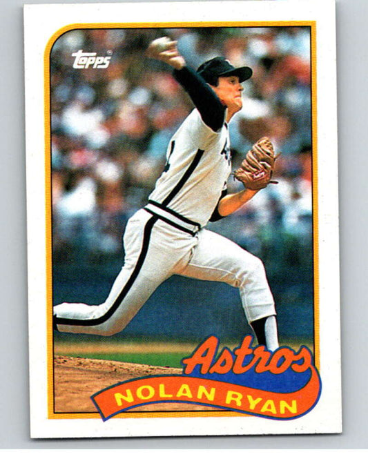 1989 Topps Baseball #530 Nolan Ryan  Houston Astros  Image 1