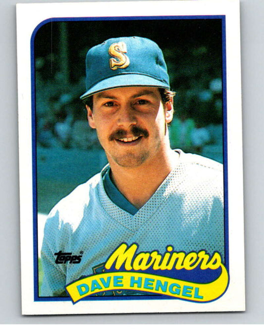 1989 Topps Baseball #531 Dave Hengel  Seattle Mariners  Image 1