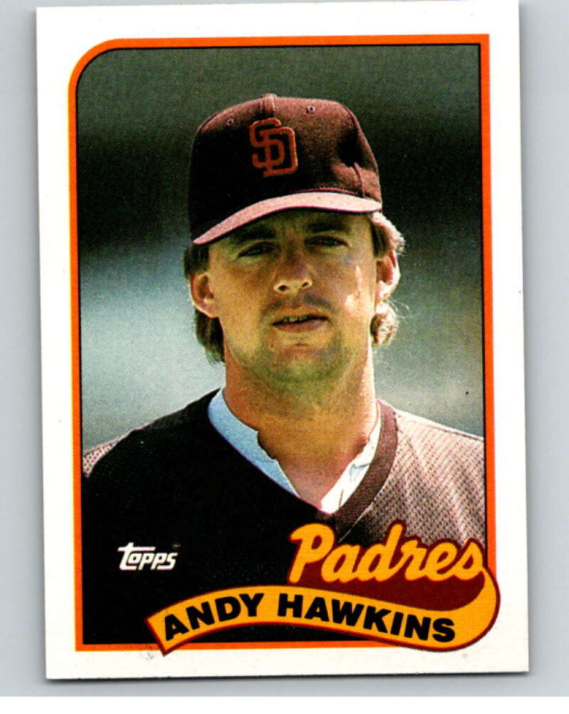 1989 Topps Baseball #533 Andy Hawkins San Diego Padres Image 1