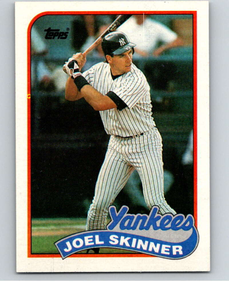 1989 Topps Baseball #536 Joel Skinner New York Yankees Image 1