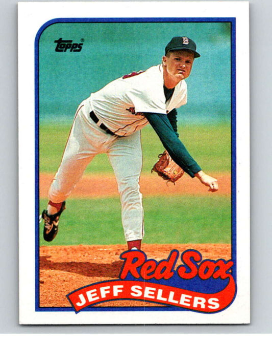 1989 Topps Baseball #544 Jeff Sellers  Boston Red Sox  Image 1