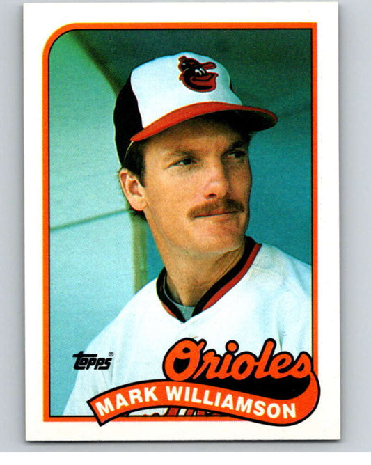 1989 Topps Baseball #546 Mark Williamson  Baltimore Orioles  Image 1