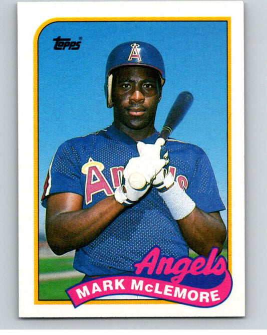 1989 Topps Baseball #547 Mark McLemore  California Angels  Image 1