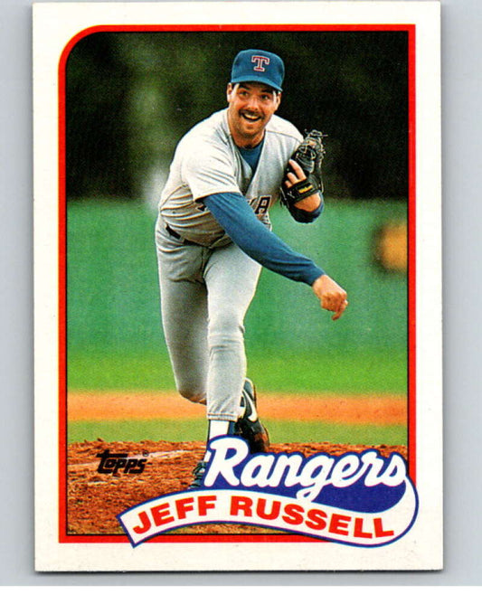 1989 Topps Baseball #565 Jeff Russell  Texas Rangers  Image 1