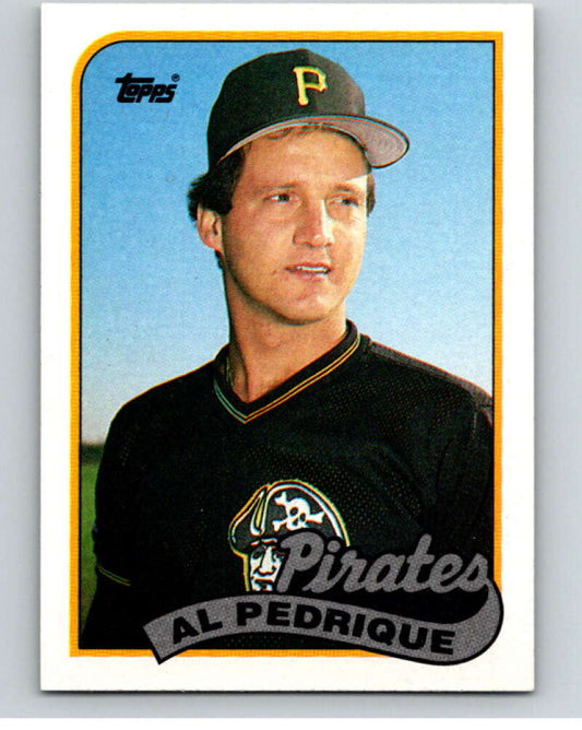 1989 Topps Baseball #566 Al Pedrique  Pittsburgh Pirates  Image 1
