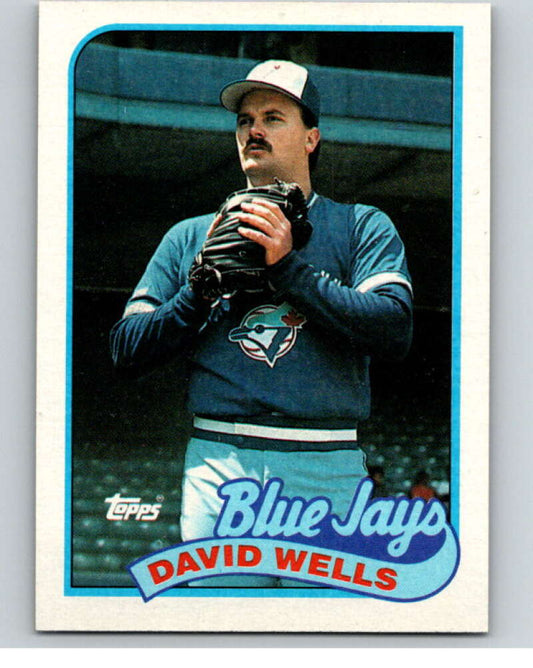 1989 Topps Baseball #567 David Wells UER  Toronto Blue Jays  Image 1