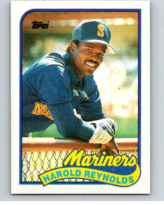 1989 Topps Baseball #580 Harold Reynolds  Seattle Mariners  Image 1
