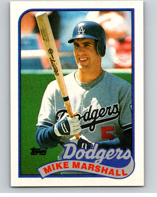 1989 Topps Baseball #582 Mike Marshall  Los Angeles Dodgers  Image 1
