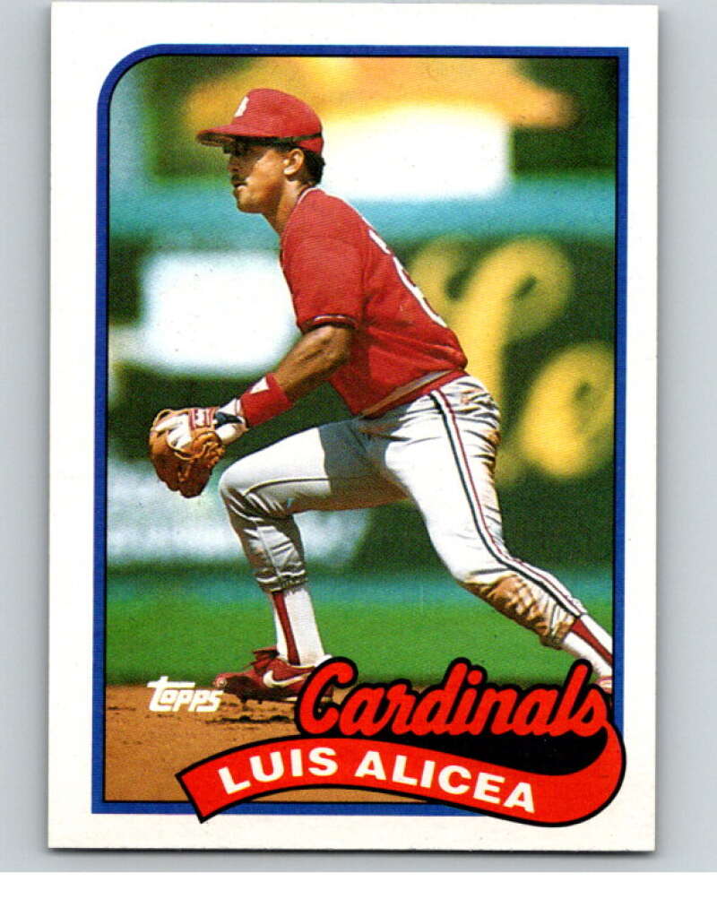1989 Topps Baseball #588 Luis Alicea RC Rookie St. Louis Cardinals Image 1