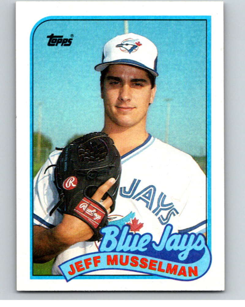 1989 Topps Baseball #591 Jeff Musselman Toronto Blue Jays Image 1