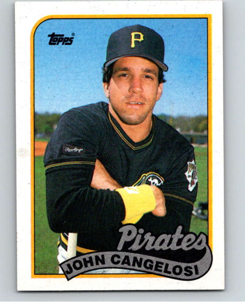 1989 Topps Baseball #592 John Cangelosi Pittsburgh Pirates Image 1