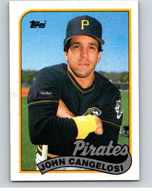 1989 Topps Baseball #592 John Cangelosi  Pittsburgh Pirates  Image 1
