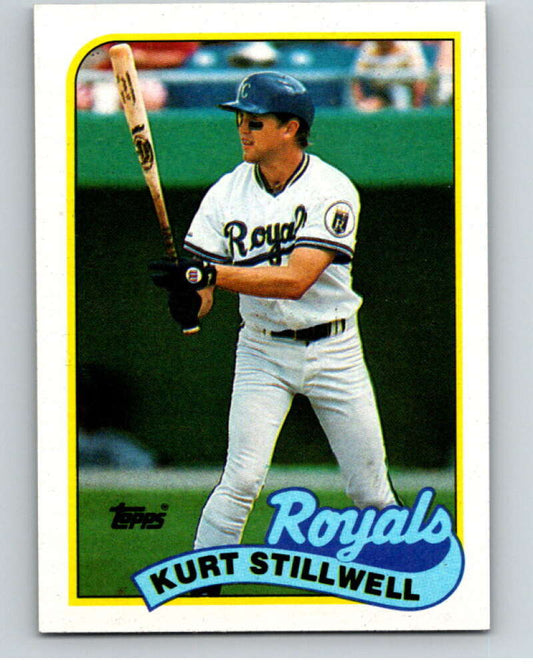 1989 Topps Baseball #596 Kurt Stillwell  Kansas City Royals  Image 1